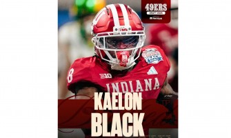 Kaelon Black, who has great potential, has been locked in by the 49ers