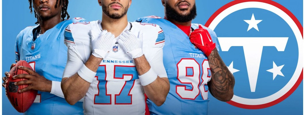 With a score as high as 8.2, the New Tennessee Titans' jerseys are a fan favorite