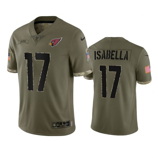 NFL Arizona Cardinals Andy Isabella 17 Nike 2022 Salute to Service Jersey