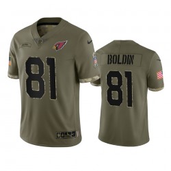 NFL Arizona Cardinals Anquan Boldin 81 Nike 2022 Salute to Service Jersey