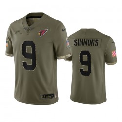 NFL Arizona Cardinals Isaiah Simmons 9 Nike 2022 Salute to Service Jersey