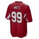 NFL Arizona Cardinals J.J. Watt 99 Nike Red 2021 Draft Jersey