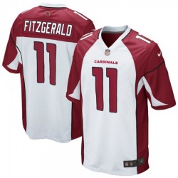 NFL Arizona Cardinals Larry Fitzgerald 11 Nike White Jersey