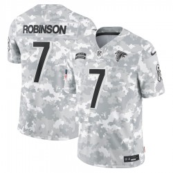NFL Atlanta Falcons Bijan Robinson 7 Nike 2024 Salute to Service Jersey
