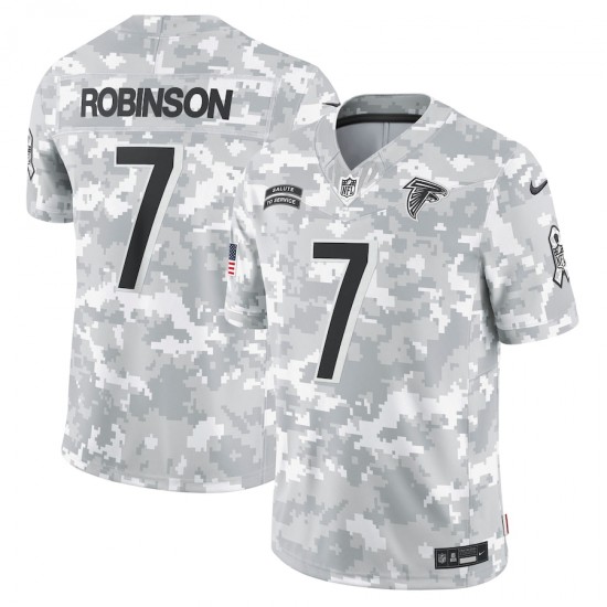NFL Atlanta Falcons Bijan Robinson 7 Nike 2024 Salute to Service Jersey