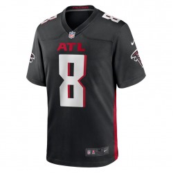 NFL Atlanta Falcons Kyle Pitts 8 Nike Black 2021 Draft Jersey