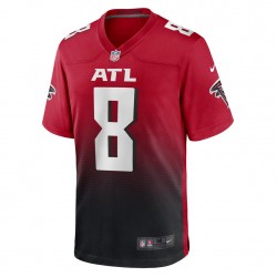NFL Atlanta Falcons Kyle Pitts 8 Nike Red 2021 Draft Jersey