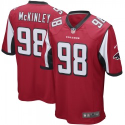 NFL Atlanta Falcons Takkarist McKinley 98 Nike Red Jersey