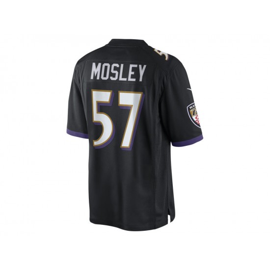 NFL Baltimore Ravens C.J. Mosley 57 Nike Black Jersey