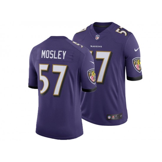 NFL Baltimore Ravens C.J. Mosley 57 Nike Purple Jersey