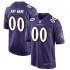 NFL Baltimore Ravens Custom Purple Jersey