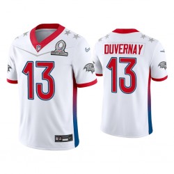NFL Baltimore Ravens Devin Duvernay 13 Nike White 2022 AFC Pro Bowl Jersey