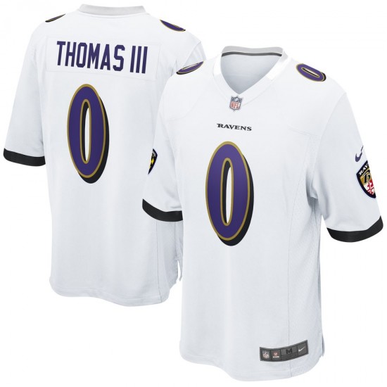 NFL Baltimore Ravens Earl Thomas Nike White Jersey
