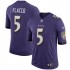 NFL Baltimore Ravens Joe Flacco 5 Nike Purple Jersey