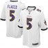 NFL Baltimore Ravens Joe Flacco 5 Nike White Jersey