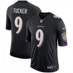 NFL Baltimore Ravens Justin Tucker 9 Nike Black Jersey