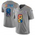 NFL Baltimore Ravens Lamar Jackson 8 Nike 2020 Multicolor Grey Jersey