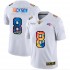 NFL Baltimore Ravens Lamar Jackson 8 Nike 2020 Multicolor White Jersey