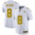 NFL Baltimore Ravens Lamar Jackson 8 Nike Flocked Leopard Print White Jersey