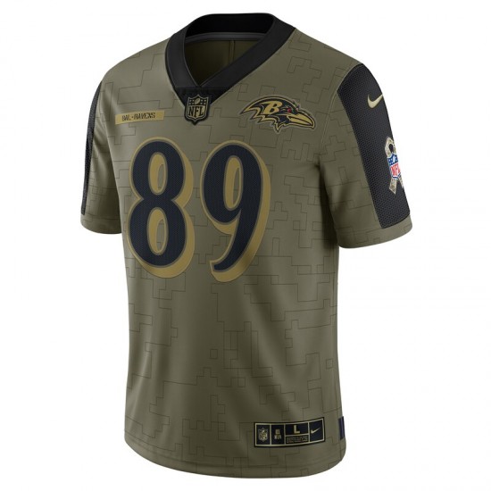 NFL Baltimore Ravens Mark Andrews 89 Nike 2021 Salute to Service Jersey