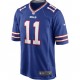 NFL Buffalo Bills Cole Beasley 11 Nike Royal 2021 Draft Jersey