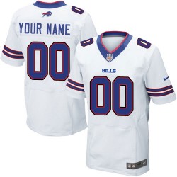 NFL Buffalo Bills Custom White Jersey