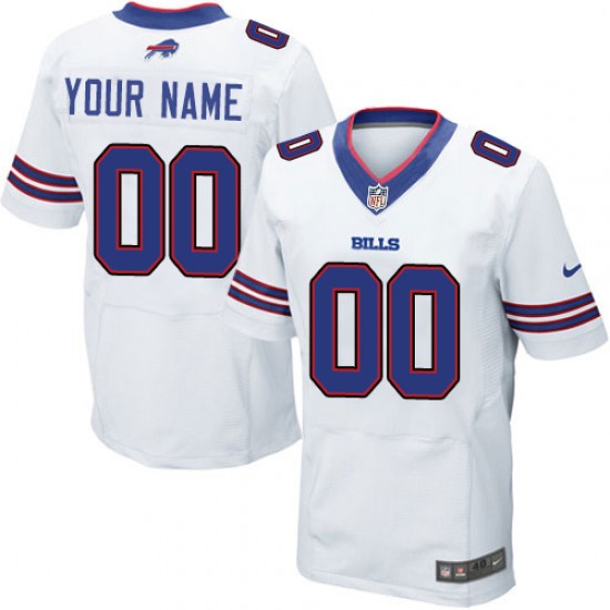 NFL Buffalo Bills Custom White Jersey