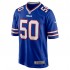 NFL Buffalo Bills Gregory Rousseau 50 Nike Royal 2021 Draft Jersey