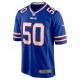 NFL Buffalo Bills Gregory Rousseau 50 Nike Royal 2021 Draft Jersey