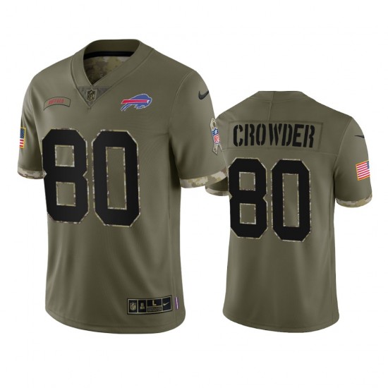 NFL Buffalo Bills Jamison Crowder 80 Nike 2022 Salute to Service Jersey
