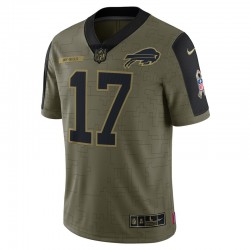 NFL Buffalo Bills Josh Allen 17 Nike 2021 Salute to Service Jersey