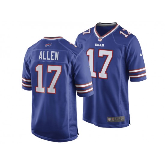 NFL Buffalo Bills Josh Allen 17 Nike Blue Jersey