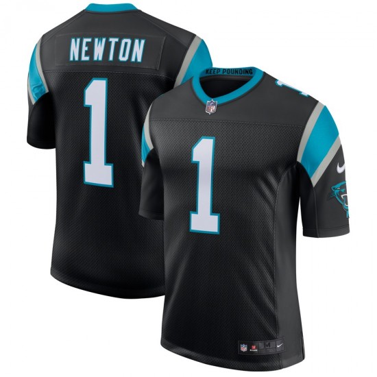 NFL Carolina Panthers Cam Newton 1 Nike Black Jersey