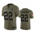 NFL Carolina Panthers Christian McCaffrey 22 Nike 2022 Salute to Service Jersey