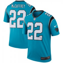 NFL Carolina Panthers Christian McCaffrey 22 Nike Blue Jersey