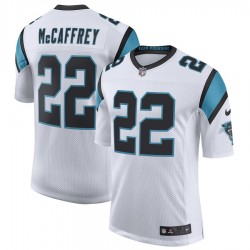 NFL Carolina Panthers Christian McCaffrey 22 Nike White Jersey