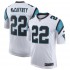 NFL Carolina Panthers Christian McCaffrey 22 Nike White Jersey