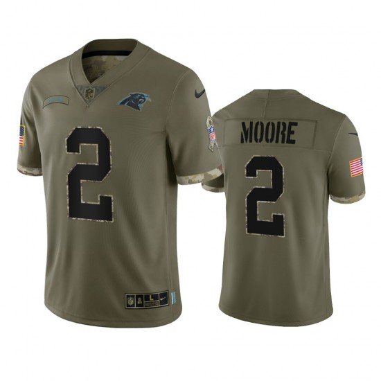 NFL Carolina Panthers D J Moore 21 Nike 2022 Salute to Service Jersey
