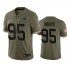 NFL Carolina Panthers Derrick Brown 95 Nike 2022 Salute to Service Jersey