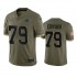 NFL Carolina Panthers Ikem Ekwonu 79 Nike 2022 Salute to Service Jersey