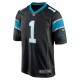 NFL Carolina Panthers Jaycee Horn 1 Nike Black 2021 Draft Jersey