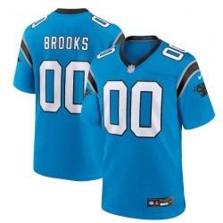 NFL Carolina Panthers Jonathon Brooks Nike Blue 2024 Draft Alternate Jersey