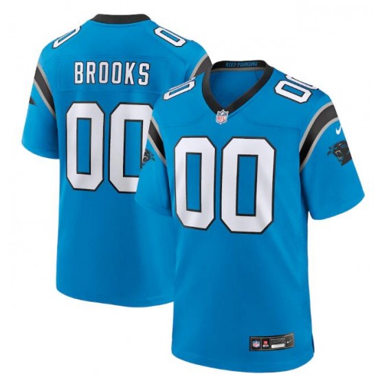 NFL Carolina Panthers Jonathon Brooks Nike Blue 2024 Draft Alternate Jersey