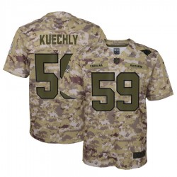 NFL Carolina Panthers Luke Kuechly 59 Nike Salute to Service Jersey