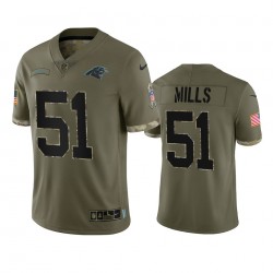 NFL Carolina Panthers Sam Mills 51 Nike 2022 Salute to Service Jersey