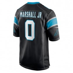 NFL Carolina Panthers Terrace Marshall Jr. Nike Black 2021 Draft Jersey