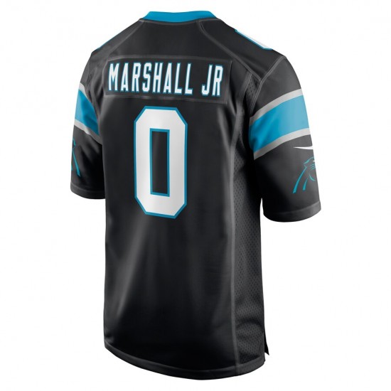 NFL Carolina Panthers Terrace Marshall Jr. Nike Black 2021 Draft Jersey