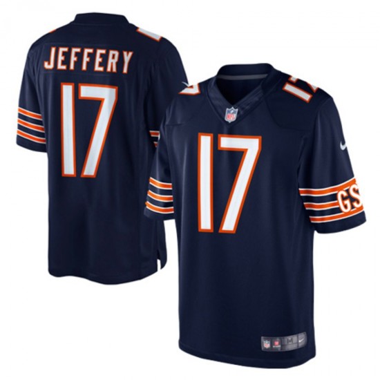 NFL Chicago Bears Alshon Jeffery 17 Nike Navy Jersey