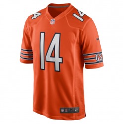 NFL Chicago Bears Andy Dalton 14 Nike Orange 2021 Draft Jersey