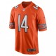 NFL Chicago Bears Andy Dalton 14 Nike Orange 2021 Draft Jersey